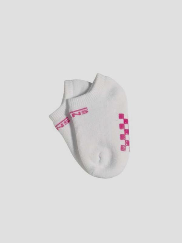 Ponožky Vans Y CLASSIC KICK TERRY White/Pink Bílá