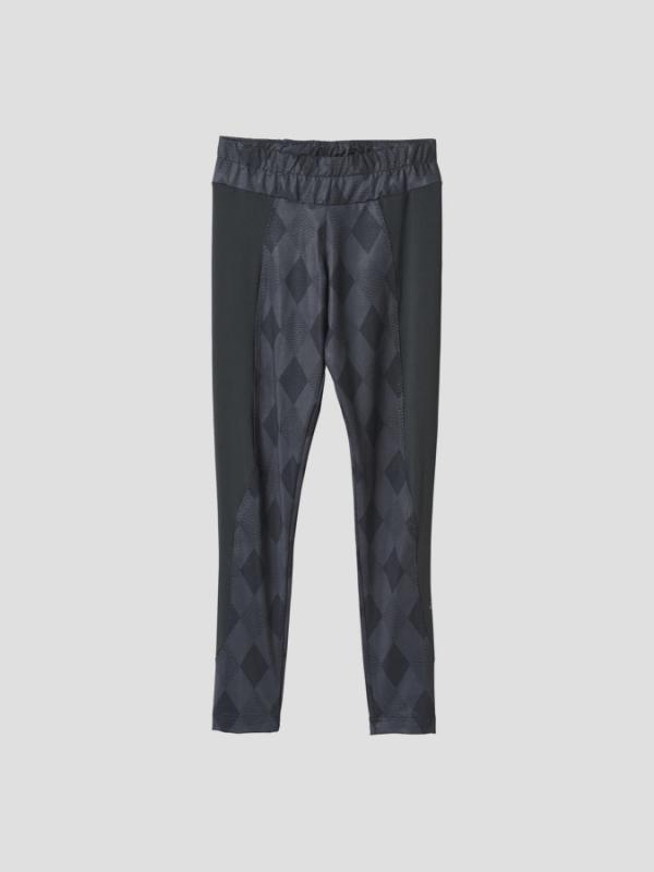 Legíny adidas  Performance RUN TIGHT Šedá