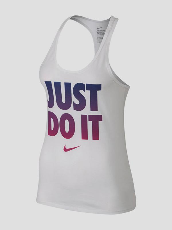 Tílko Nike DRI-FIT JDI RACERBACK TANK Bílá