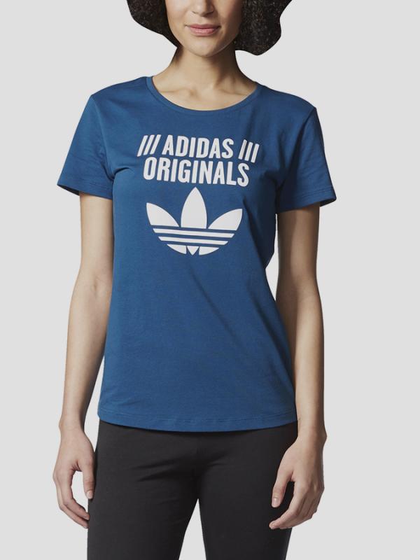 Tričko adidas Originals T-SHIRT Modrá