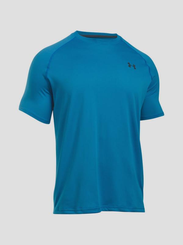Tričko Under Armour Heatgear Tech SS Tee Modrá