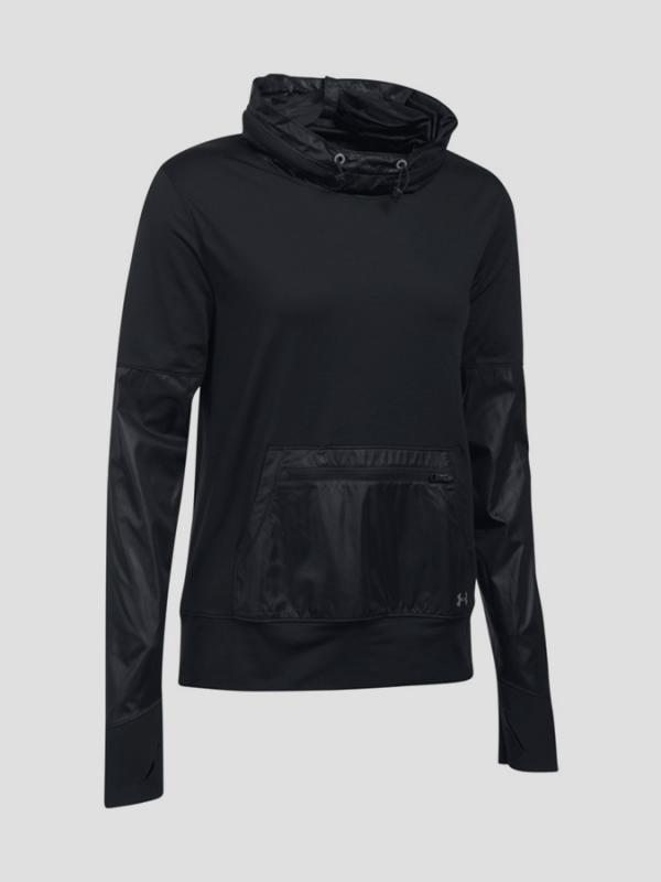 Mikina Under Armour Coldgear No Breaks Hybrid Pullover Barevná