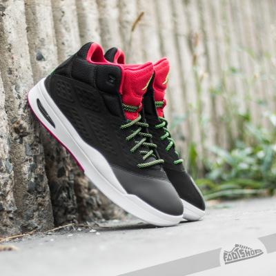 Jordan New School Black/ Green Pulse-