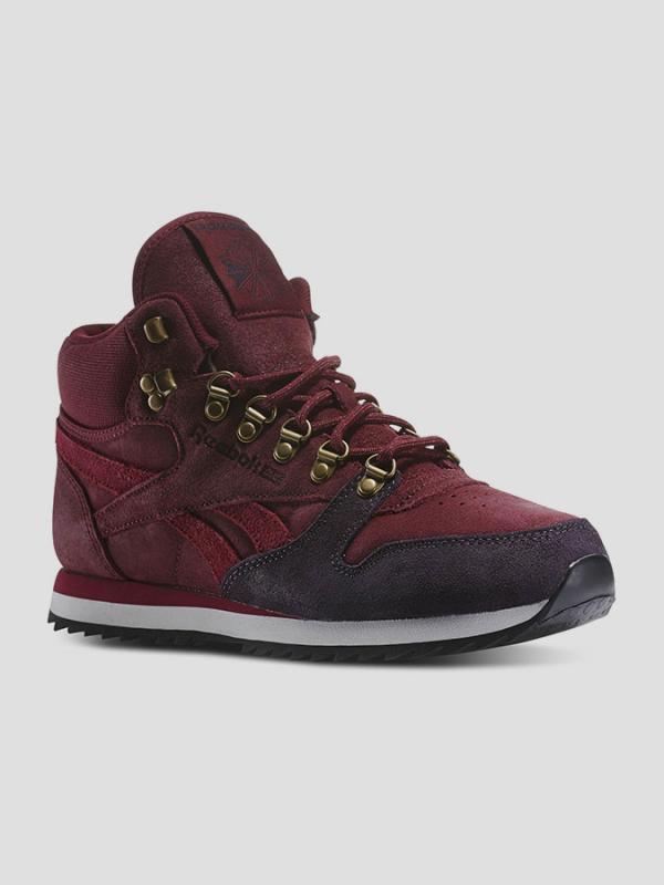 Tenisky Reebok Classic CL LTHR MID WW Vínová