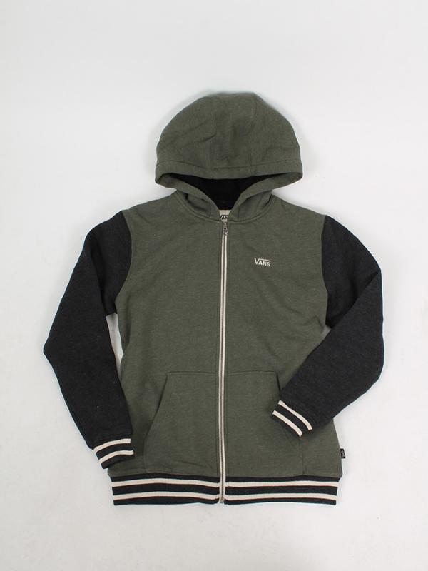 Mikina Vans B Colorblock Sherpa Anchorageheathe Zelená