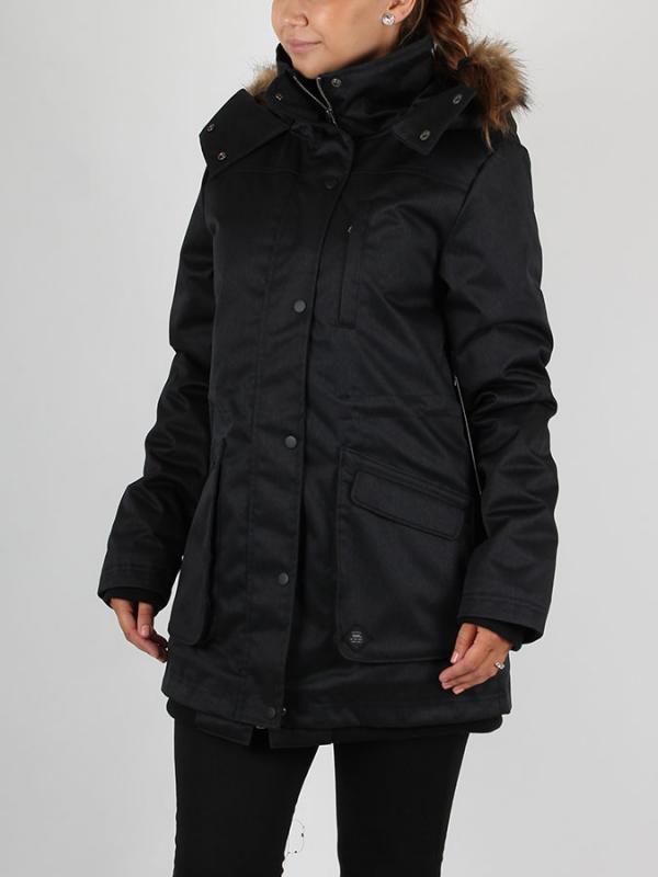 Bunda Vans W Cadet Parka Mte Black Černá