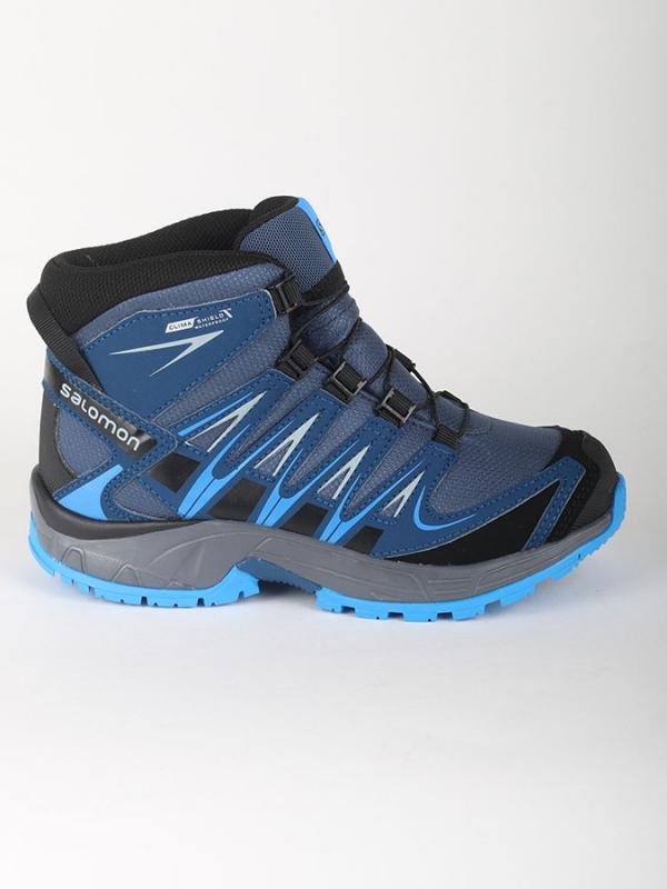 Boty Salomon XA PRO 3D MID CSWP J Slateblue/Blue Dept Modrá