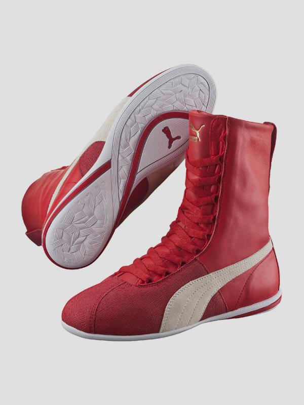 Boty Puma Eskiva Hi Remaster Wn s Barbados Cherry- Červená