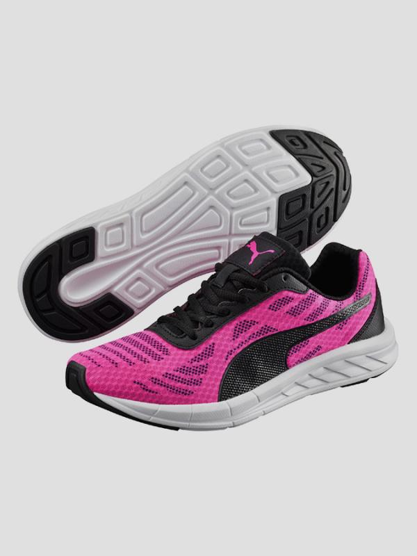 Boty Puma Meteor Wn s Pink Glo Blac Růžová