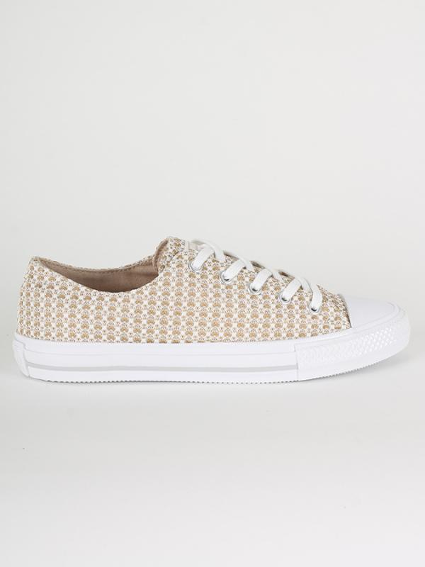 Boty Converse Chuck Taylor All Star Gemma OX Festival Poly Knit Béžová