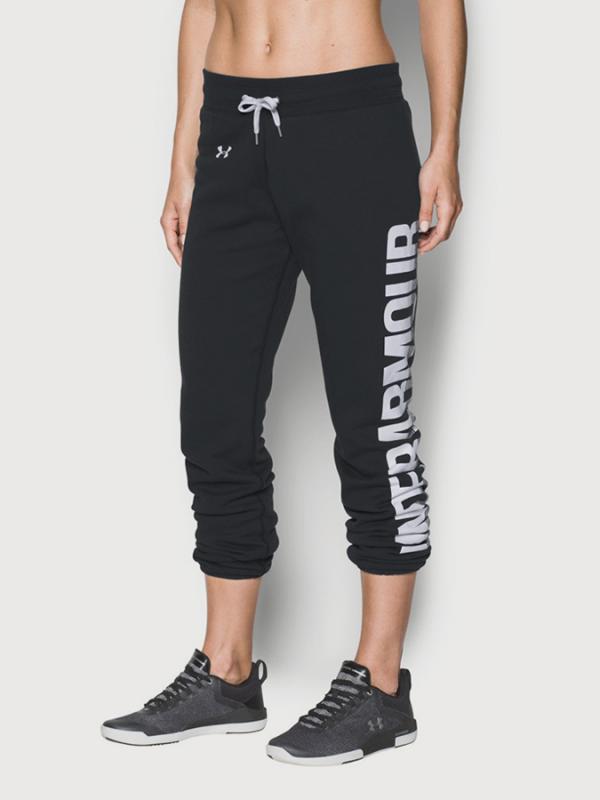 Tepláky Under Armour Favorite Fleece Pant Černá