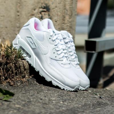 Nike WMNS Air Max 90 Premium White/ White-Metallic Silver