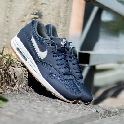 Nike Air Max 1 Essential Midnight Navy/ Light Bone- White