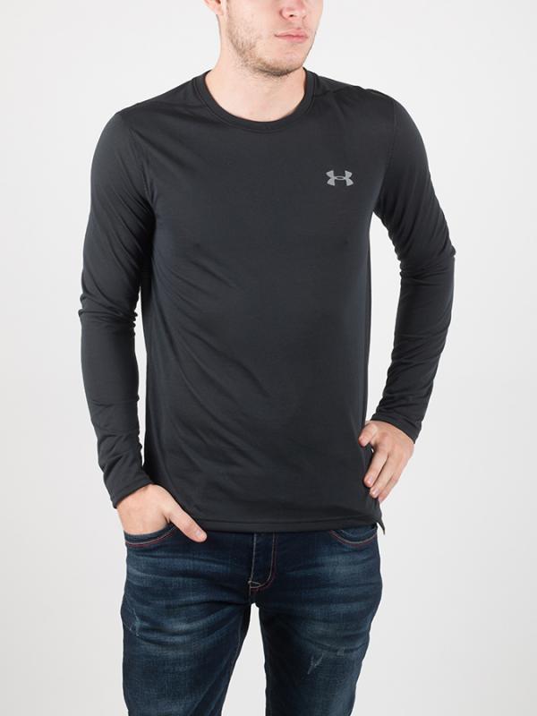 Tričko Under Armour Threadborne Fitted LS Černá