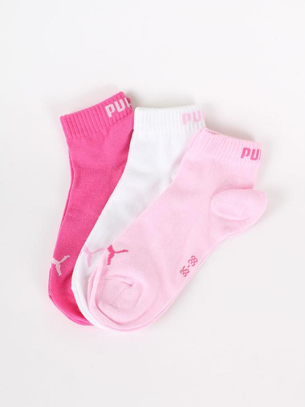 Ponožky Puma Quarter Socks 3 Pack Barevná