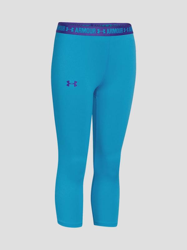 Legíny Under Armour HeatGear Capri Modrá