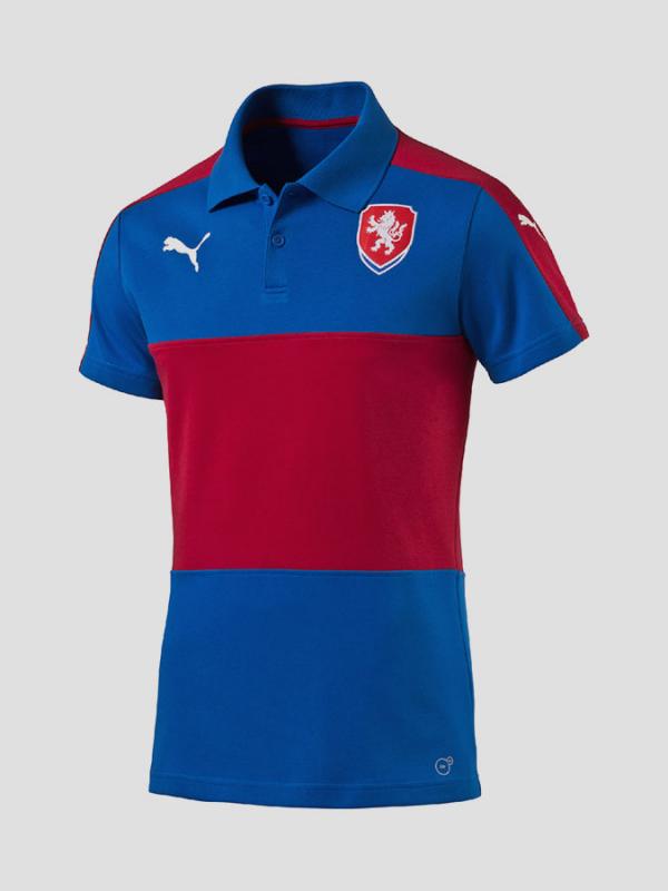 Tričko Puma Czech Republic Casuals Polo  royal-c Barevná
