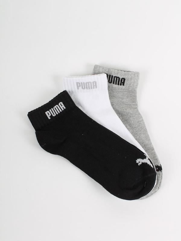 Ponožky Puma Quarter-V 3 Pack Barevná