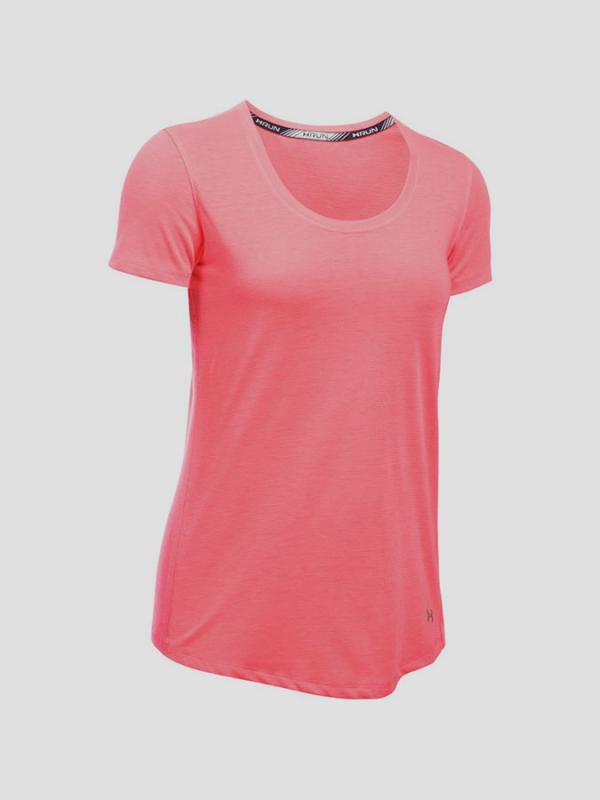 Tričko Under Armour Heatgear Streaker SS Růžová