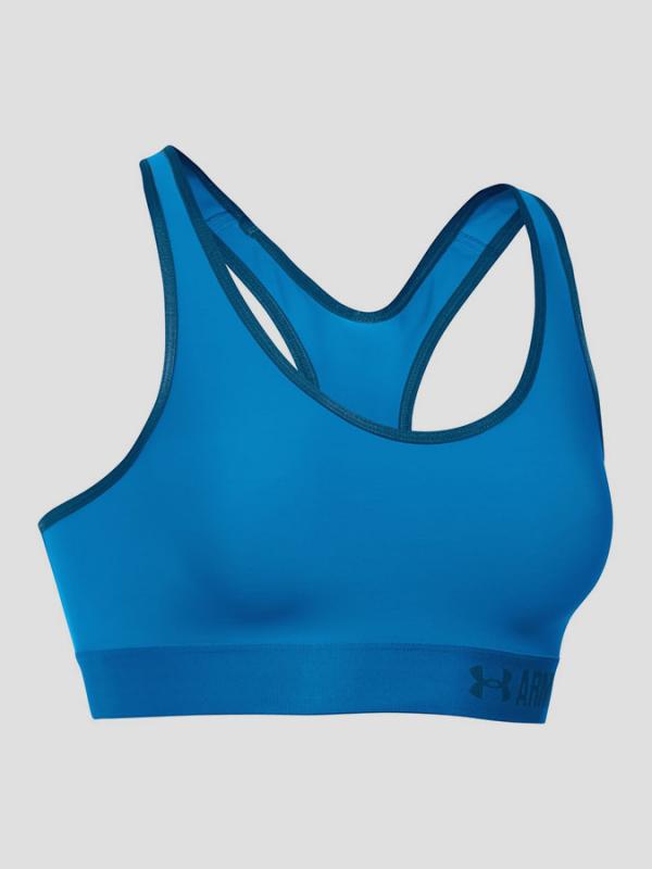 Kompresní podprsenka Under Armour Mid Solid Modrá