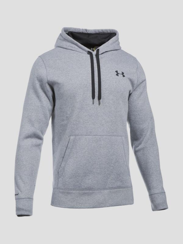 Mikina Under Armour Storm Rival Cotton Hoodie Šedá