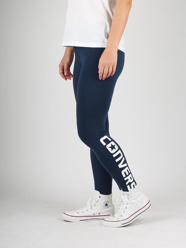Legíny Converse CORE WORDMARK LEGGING Modrá