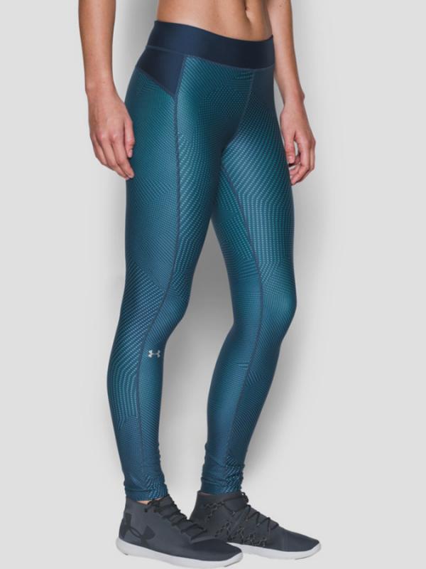 Kompresní legíny Under Armour HeatGear Printed Legging Modrá
