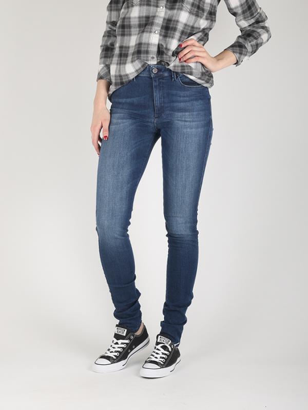 Džíny Diesel SKINZEE-HIGH L.34 PANTALONI Modrá