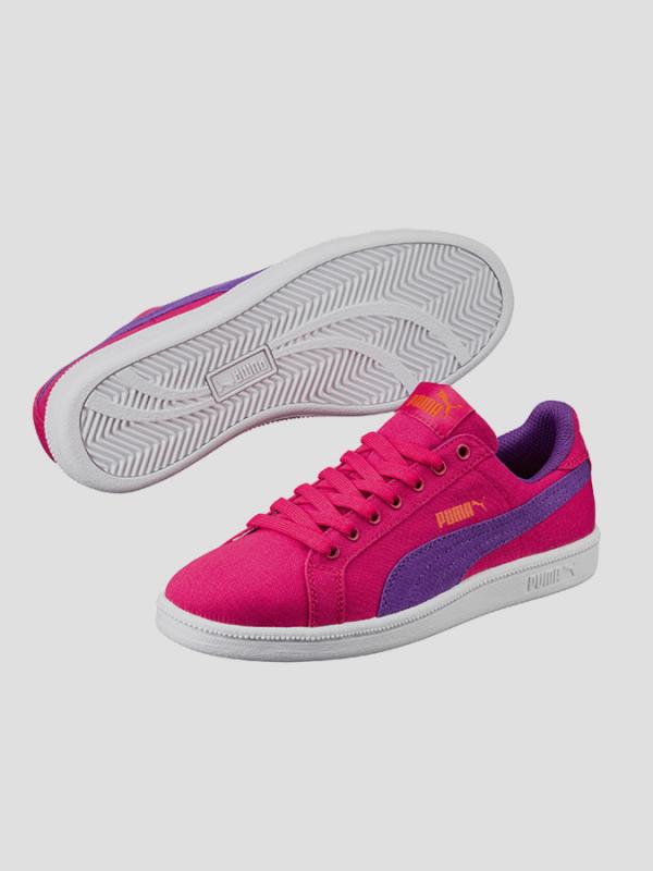 Boty Puma Smash FUN CV Jr BRIGHT Růžová