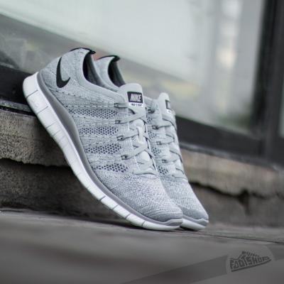 Nike Free Flyknit NSW Wolf Grey/Black-Dark Grey-White