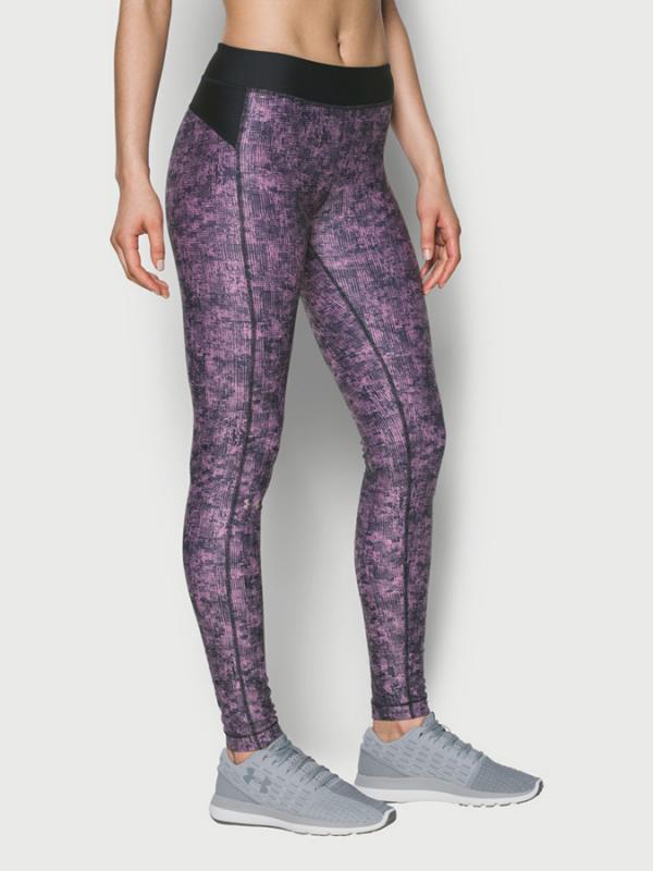 Kompresní legíny Under Armour HG Printed Legging Fialová