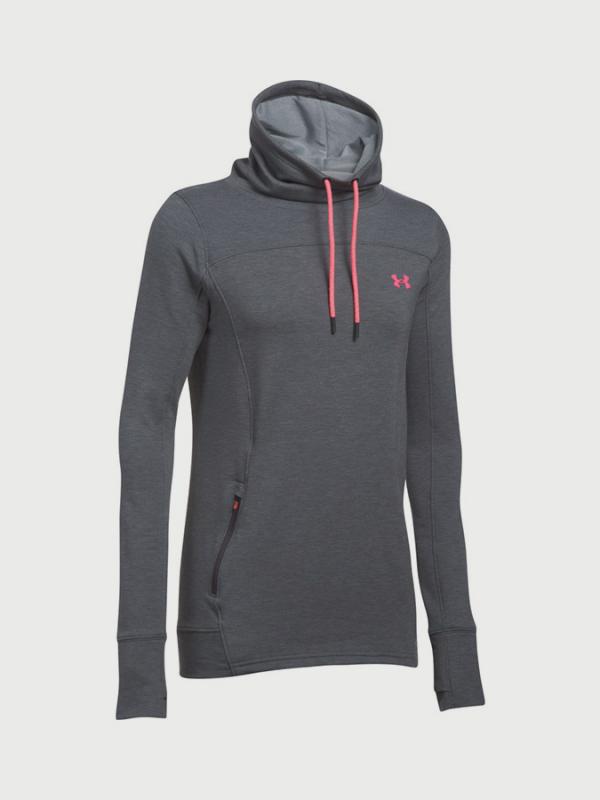 Mikina Under Armour Featherweight Fleece Slouchy Šedá