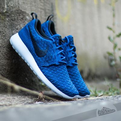 Nike Wmns Roshe One Flyknit Game Royal/Dark Obsidian-Black