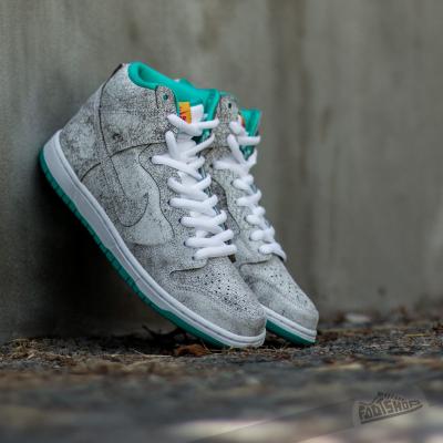 Nike Dunk High Premium SB White/White-Hyper Jade