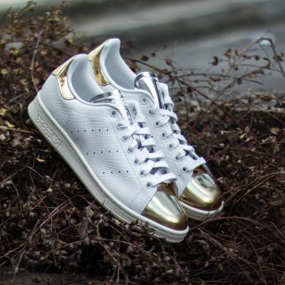 adidas Stan Smith White/Gold Met.