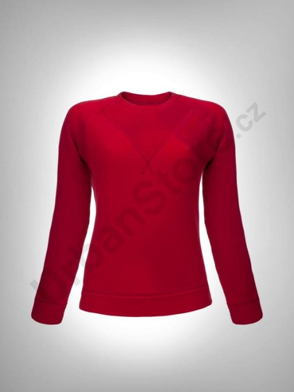 Mikina adidas SWEAT FEEL W Červená