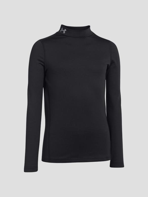 Tričko Under Armour CG Evo Fitted LS Mock Černá