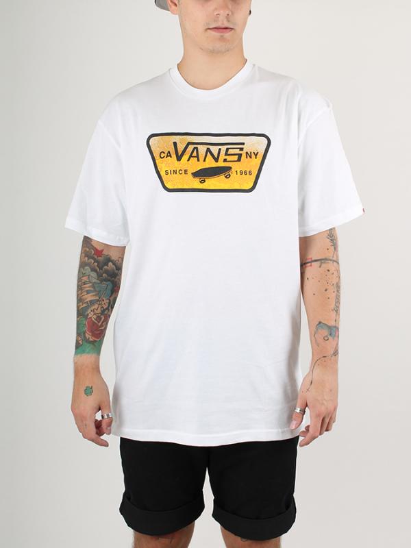 Tričko Vans M FULL BREW WHITE Bílá