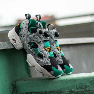 Reebok Instapump Fury Sp Black/ Grey/ Green/ White/ Gold