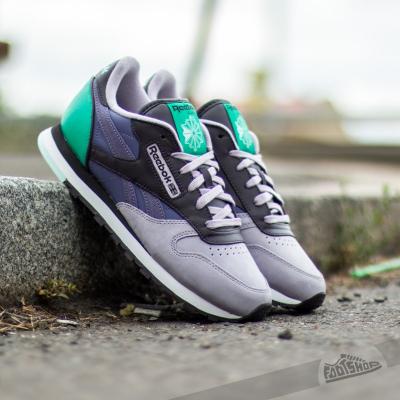 Reebok Classic Leather  PM Purple/ Volt/ Green/ White