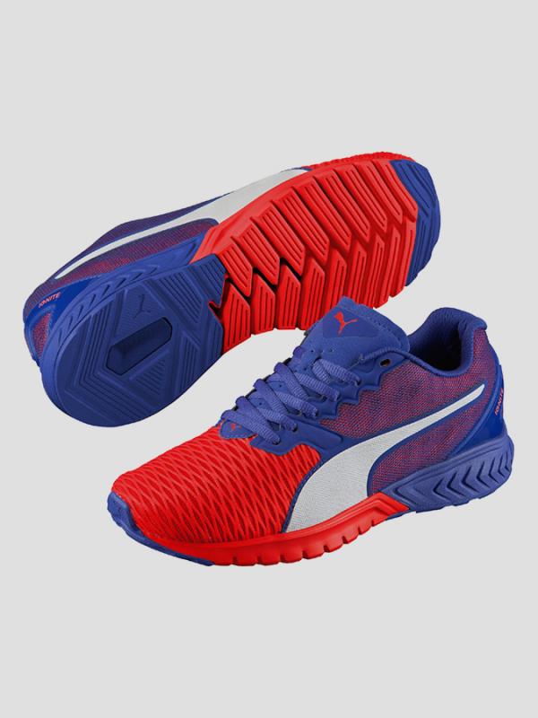 Boty Puma IGNITE Dual Wn s Red Blast-Royal Blue Barevná