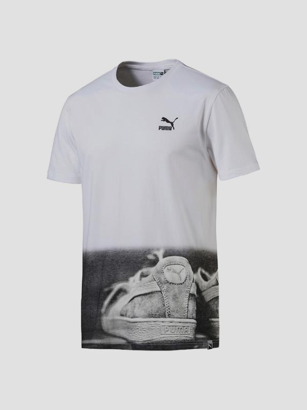 Tričko Puma Brand Photo Tee White Bílá