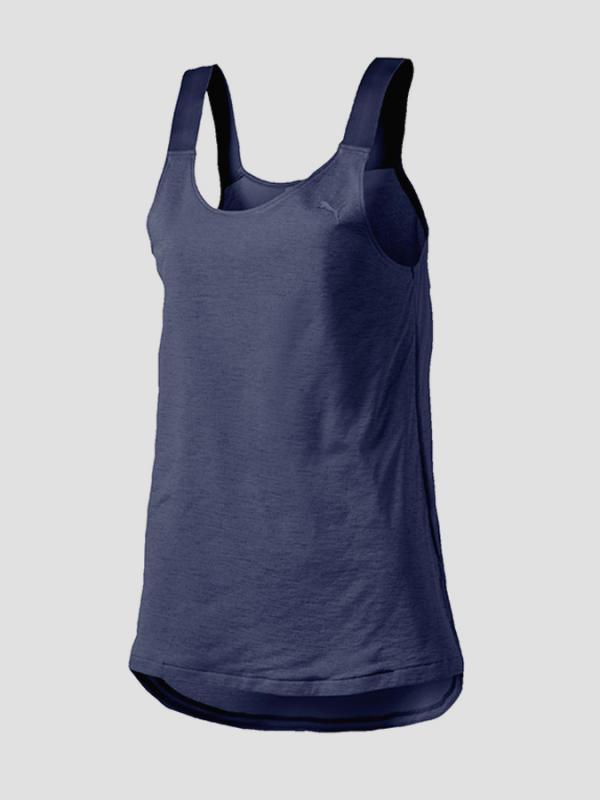 Tílko Puma Evo 2 Layer Tank Top Peacoat Barevná