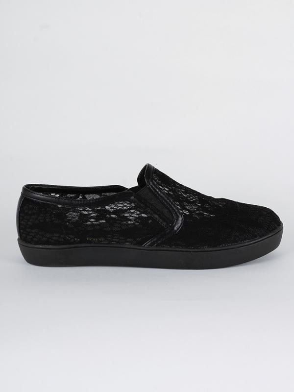 Boty Primadonna CALZATURA SNEAKERS MACRAME NERO Černá