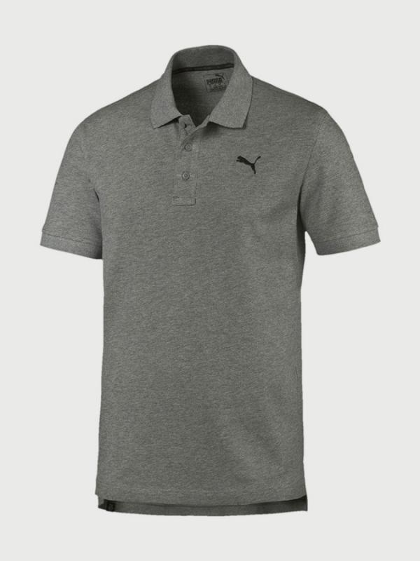 Tričko Puma Ess Pique Polo Medium Gray Heather Šedá