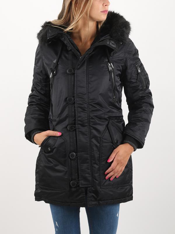 Bunda Superdry SD-4 PARKA Černá