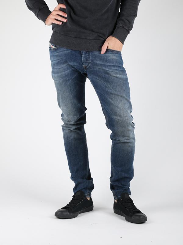 Džíny Diesel Sleenker L.32 Pantaloni Modrá