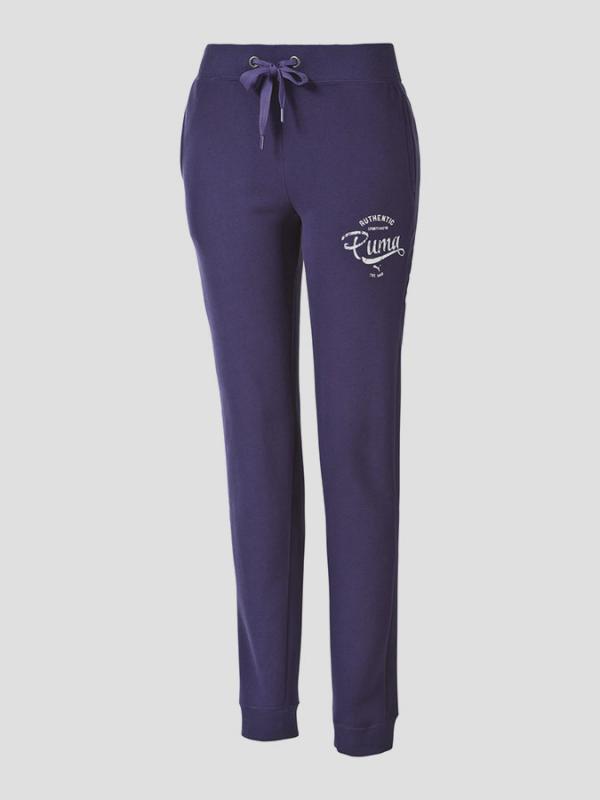 Tepláky Puma STYLE ATHL Sweat Pants FL W Fialová