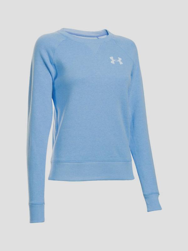 Mikina Under Armour Favorite Fleece Crew Modrá