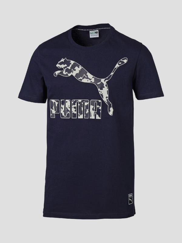 Tričko Puma Archive Logo Tee Peacoat Modrá